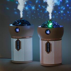 Proiector LED cu difuzor aromaterapie, model stele, multicolor, 630 ml