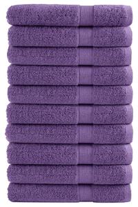 Prosoape de saună premium SOLUND 10 buc. violet 80x200cm 600gsm