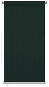 Jaluzea tip rulou de exterior, verde închis, 120x230 cm, HDPE