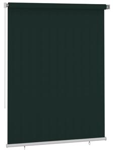 Jaluzea rulou de exterior, verde închis, 180x230 cm, HDPE
