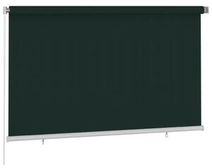 Jaluzea tip rulou de exterior, verde închis, 240x140 cm, HDPE