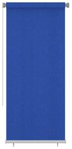 Jaluzea tip rulou de exterior, albastru, 100 x 230 cm, HDPE