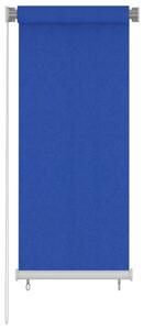 Jaluzea rulou de exterior, albastru, 60x140 cm, HDPE