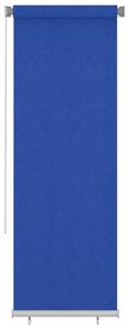 Jaluzea tip rulou de exterior, albastru, 80x230 cm, HDPE