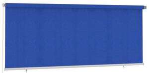 Jaluzea tip rulou de exterior, albastru, 350x140 cm, HDPE
