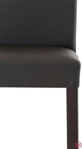 Set 2 scaune Nina maro 44/52,5/90 cm, piele ecologica