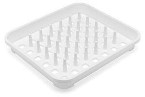 Scurgător de vase alb din plastic 38x33,5 cm Signature – Addis