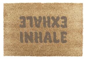Covoraș de intrare din fibre de nucă de cocos 60x90 cm Inhale Exhale – Artsy Doormats