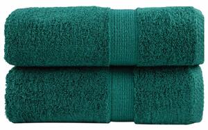 Prosoape mâini premium SOLUND 2 buc verde 30x30 cm 600 gsm