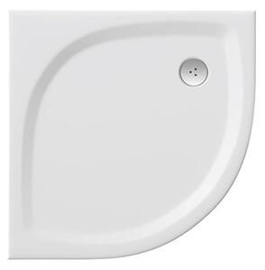Ravak Elipso Pro cădiță de duș semirotundă 90x90 cm alb XA237711010