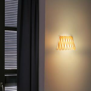 LZF LAMPS Lola aplică din lemn, fildeș, reglabil, Bej, Camera de zi / sufragerie, Lemn, Design