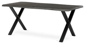 Étkezőasztal 180x90 cm MDF szürke tölgy