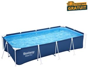 Piscina cadru metalic 5700 litri Bestway Steel Pro Max 400x211x81 cm
