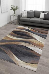 Covor Living Dormitor, Model Kolibri 11581 BG95, Gri Maro Dreptunghi, 50x80