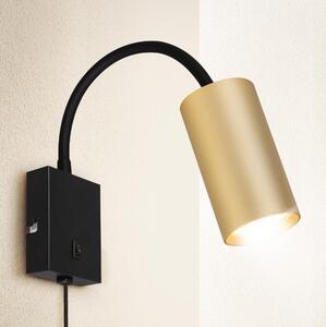 Lampă flexibilă de perete Brilagi SELE 1xGU10/30W/230V negru/auriu