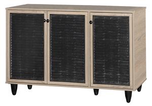 Dulap Pantofi Model Nathalia III, Natural, 105x35x66 cm