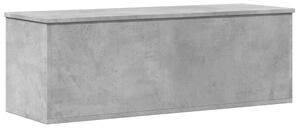 Cutie de depozitare, gri beton, 102x35x35 cm, lemn prelucrat