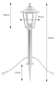 Markslöjd 107991 - Lampă LED de exterior GARDEN24 LED/3W/24V 56 cm IP44 neagră