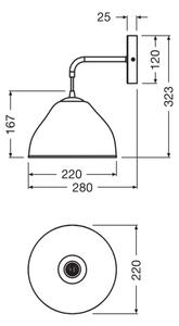Osram - Aplica de perete CAMEL BELL 1xE14/5,5W/230V