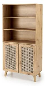 Dulap cu rafturi Rustico, stejar artisan
