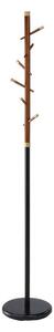 Cuier de podea Callum, negru / nuc