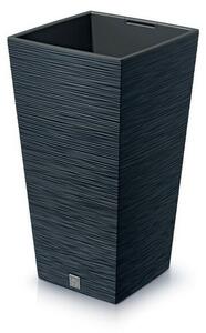 Ghiveci de flori FURU SQUARE 39,5 cm, antracit, 39 cm