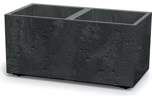 Ghiveci SIERRA CASE BETON EFFECT 77 cm negru, M