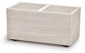 Ghiveci MADERA CASE ECO WOOD 57,7 cm, alb, S