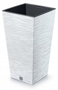 Ghiveci de flori FURU SQUARE 29,5 cm, alb, 29,5 cm