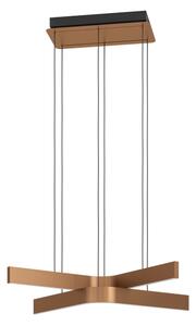 Eglo 901864 - Pendul LED RGBW FOLCINO-Z, dimmabil, 2xLED/18W/230V, cupru/negru
