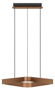 Eglo 901864 - Pendul LED RGBW FOLCINO-Z, dimmabil, 2xLED/18W/230V, cupru/negru