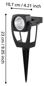 Eglo 48719 - Proiector solar LED, 0,1 W, 3,2 V, 1000 mAh, IP44
