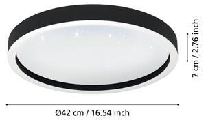 Plafonieră LED RGBW dimabilă MONTEMORELOS-Z LED/17,8W/230V Eglo 900411
