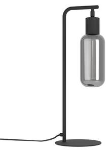 Eglo 901007 - Lampă de masă MAIONE 1xE27/4W/230V neagră/fumurie