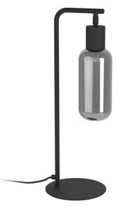 Eglo 901007 - Lampă de masă MAIONE 1xE27/4W/230V neagră/fumurie