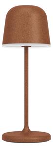 Eglo 901879 - Lampă de masă MANNERA-S LED, cu dimmer, pentru exterior, reîncărcabilă, LED 1,8 W / 5 V, IP54, maro