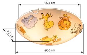 Globo 40607 - Plafonieră copii KIDDY 2xE27ILLU/60W/230V