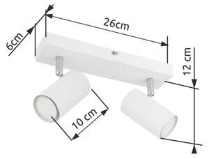 Spot ROBBY 2xGU10/35W/230V alb Globo 57911-2W