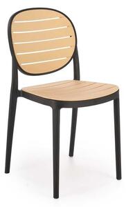 Scaun de bucătărie Josie, maro / negru