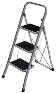 Scara, Songmics, Gri-Negru, 110x45x4.5 cm