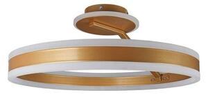 Lustră LED dimabilă aplicată LED/86W/230V 3000-6500K auriu + telecomandă