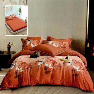 LENJERIE FINET 6 PIESE CU HUSĂ – 160×200 ȘI 180×200 (HF6P309)