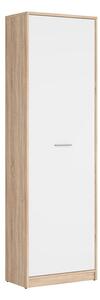 Dulap cu rafturi Nepo Plus 22 (stejar sonoma + alb) . Promo -10%. 1098363