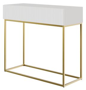 Măsuță consolă Vertigo V4 (alb + auriu). Promo -17%. 1098987