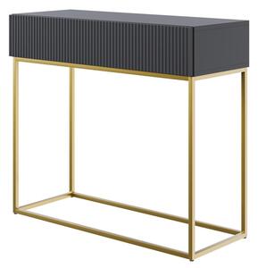Măsuță consolă Vertigo V4 (negru + auriu). Promo -13%. 1098993