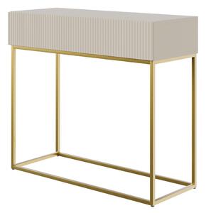Măsuță consolă Vertigo V4 (gri bej + auriu). Promo -18%. 1098999