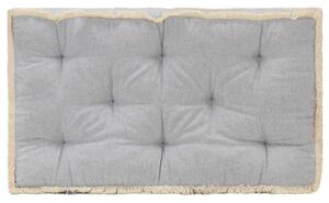 Pernă pentru canapea din paleți, gri, 73 x 40 x 7 cm