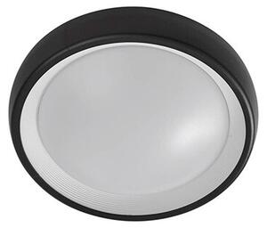 Lindby - Niniel Round LED Plafonieră Exterior Black/White
