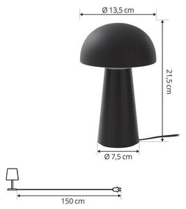 Lindby - Zyre LED Portable Veioză IP44 Black
