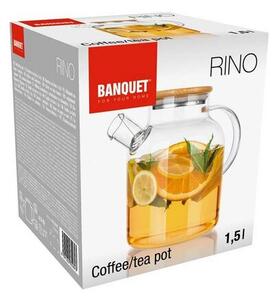Banquet Ceainic din sticlă RINO 1,5 l